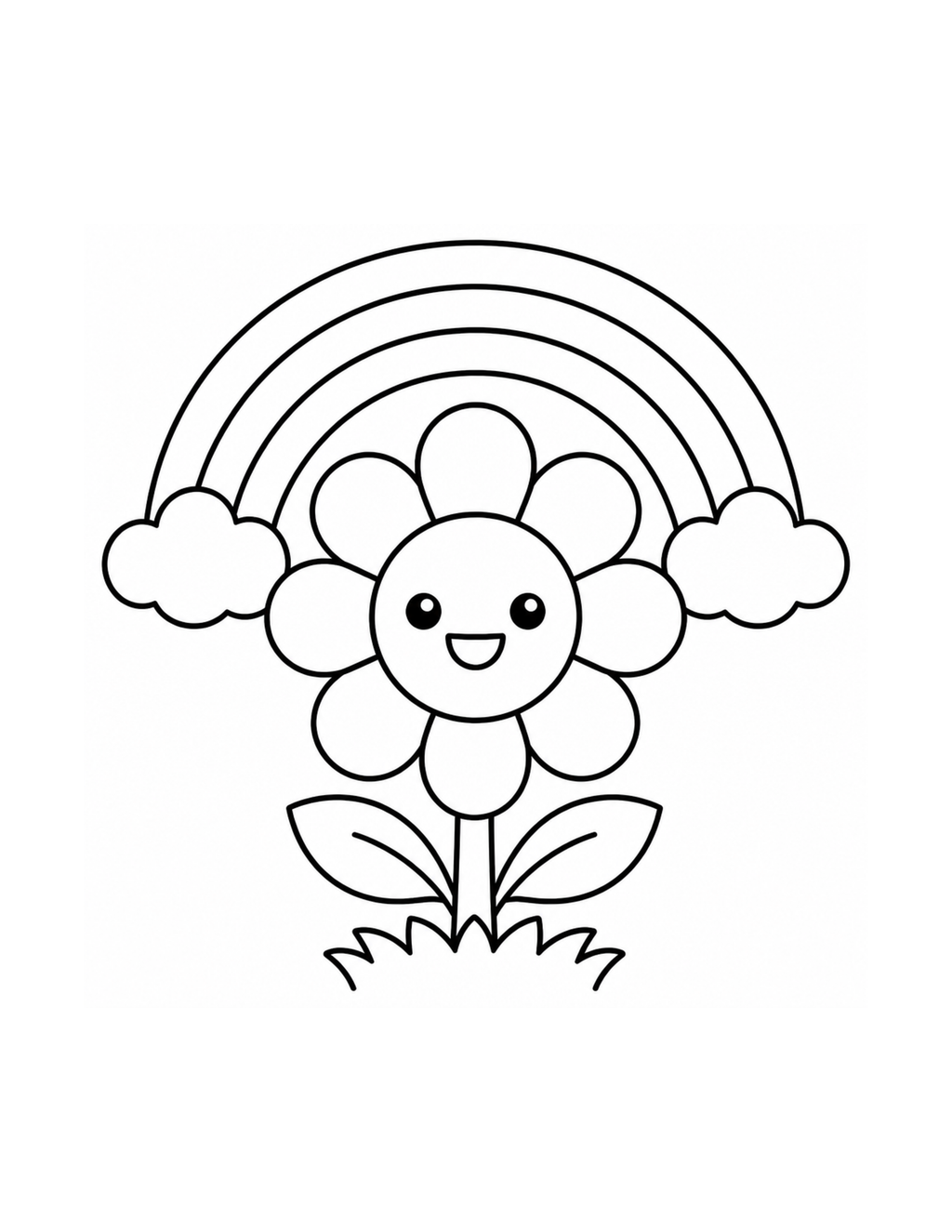 🌸 New 2026 Flowers in the Garden – Kids Coloring Book | Printable Flower Coloring Pages