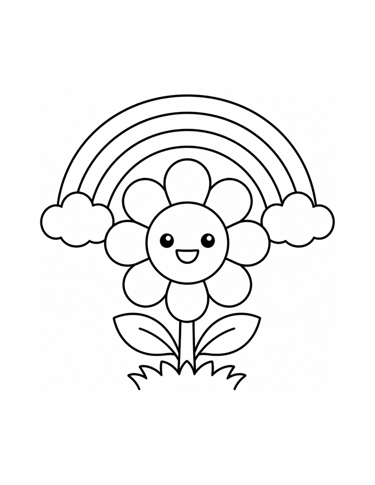 🌸 New 2026 Flowers in the Garden – Kids Coloring Book | Printable Flower Coloring Pages
