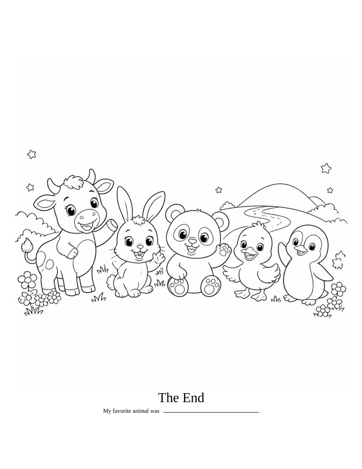 New 2026 Animal Adventures Coloring Book for Kids | Printable Animal Coloring Pages PDF