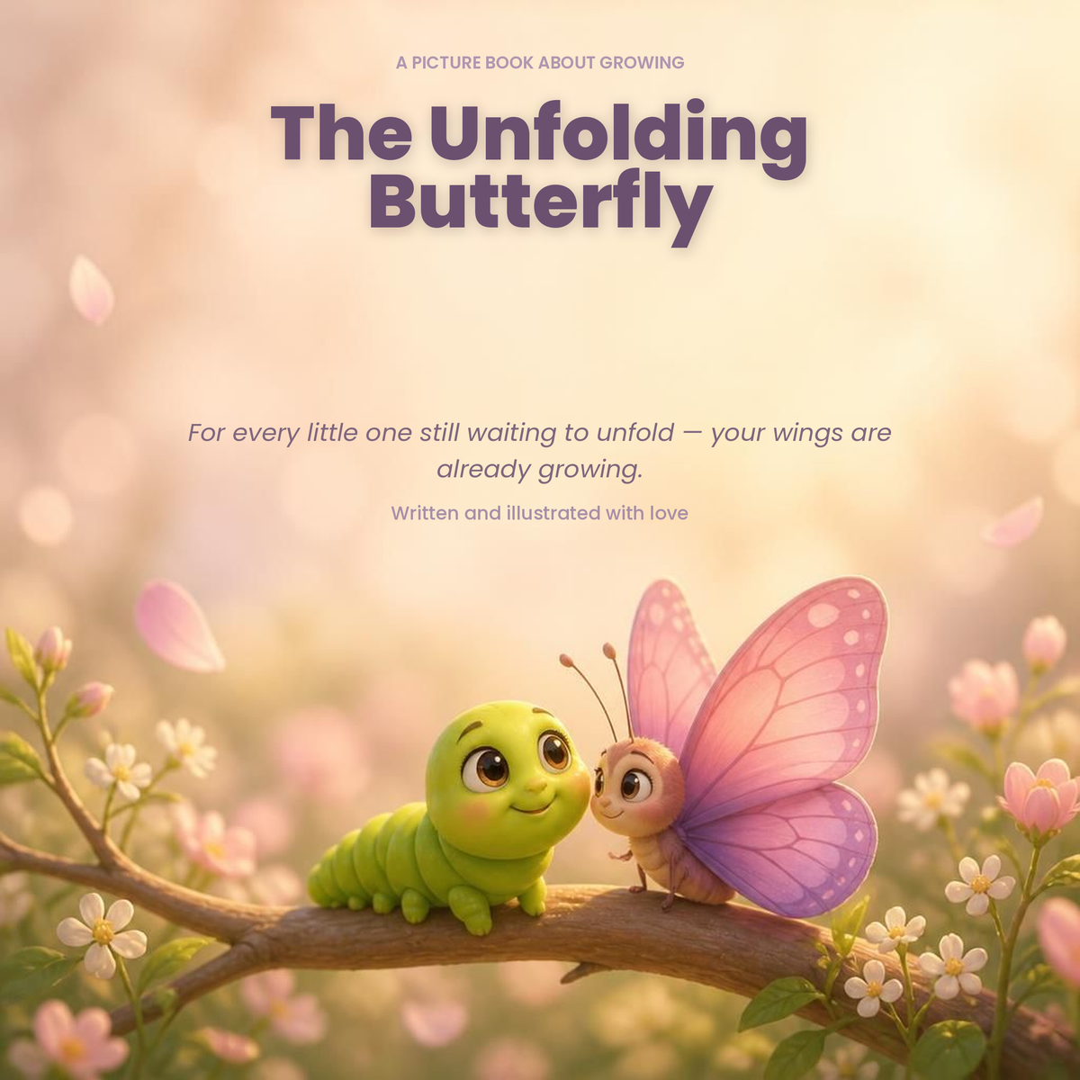 New 2026 The Unfolding Butterfly | Children's Picture Book About Patience, Courage & Growth | Caterpillar Story for Kids Ages 3–8 | PDF Download
