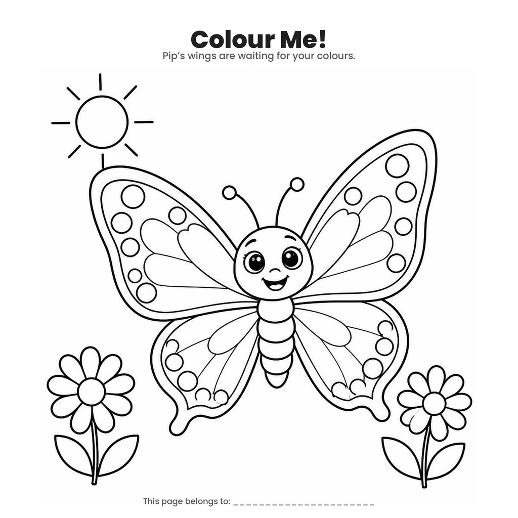 New 2026 The Unfolding Butterfly | Children's Picture Book About Patience, Courage & Growth | Caterpillar Story for Kids Ages 3–8 | PDF Download