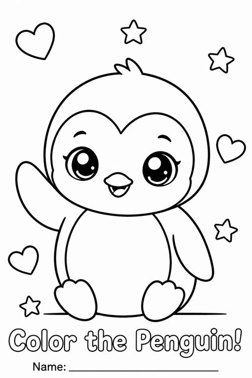 Cute Animals Coloring Book for Kids | 8 Printable Animal Coloring Pages PDF