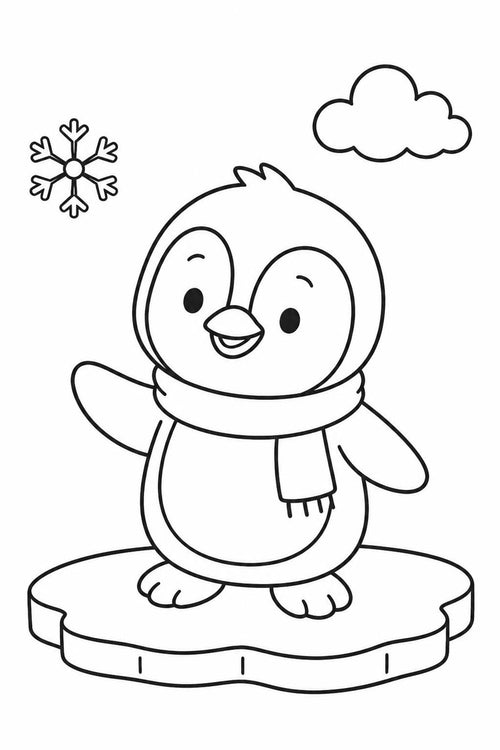 Cute Animal Coloring Book for Kids | 9 Printable Animal Coloring Pages + Cover | PDF Digital Download