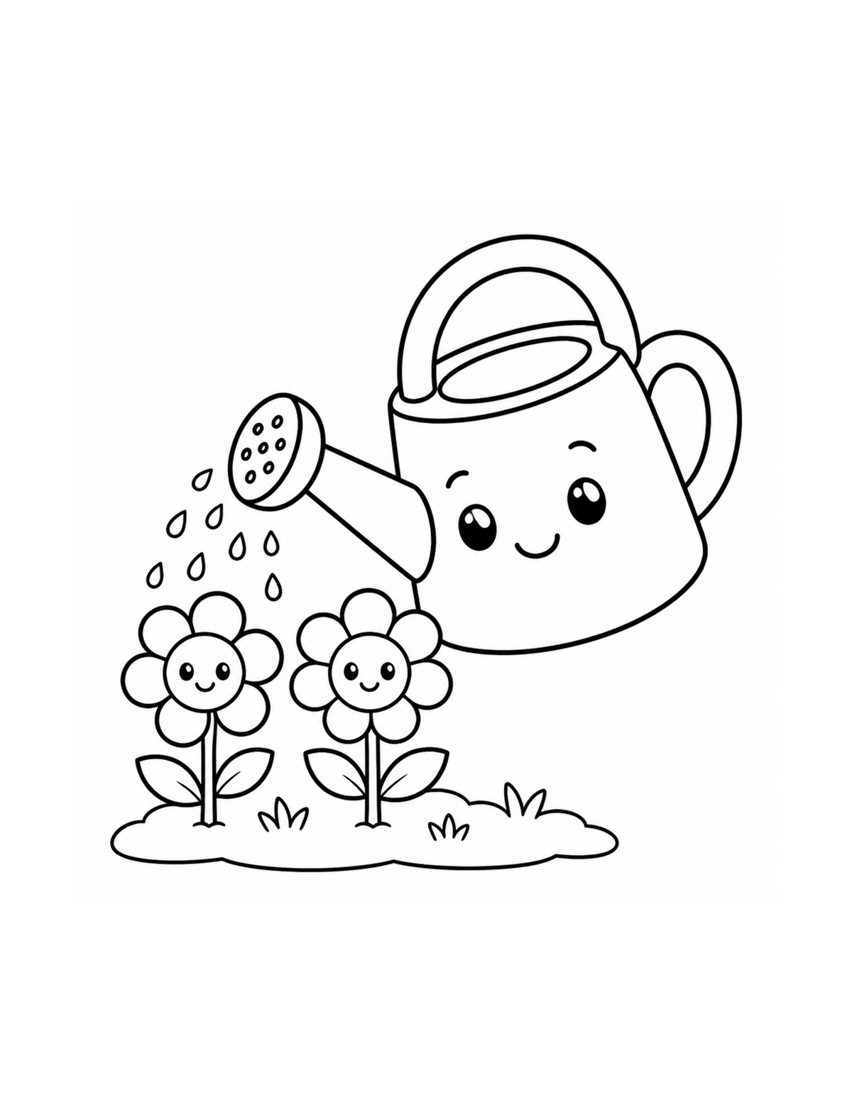 🌸 New 2026 Flowers in the Garden – Kids Coloring Book | Printable Flower Coloring Pages